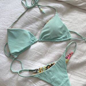 Mint Green Maaji Bikini Set